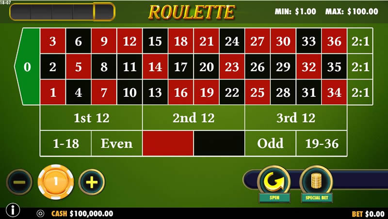 roulette gratuite en ligne